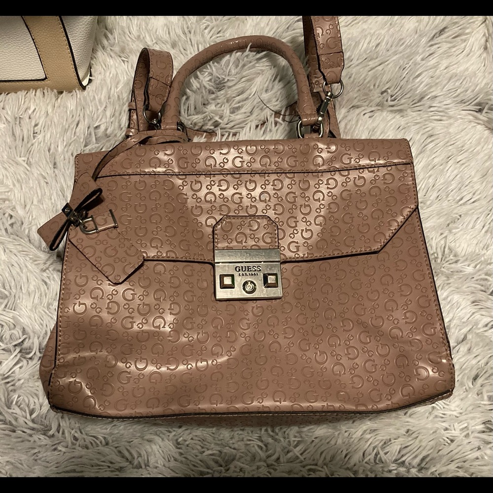 Guess signature satchel